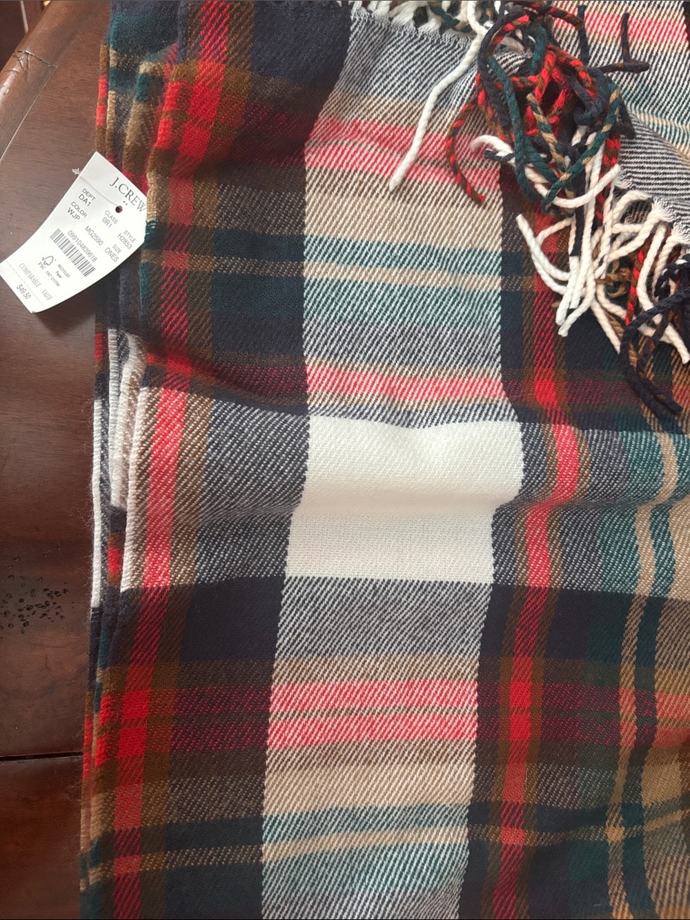 Plaid scarf